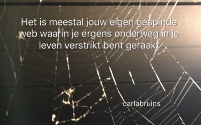 Ik kwam pas verder toen ik stopte…